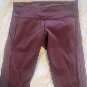 Burgundy Lululemon Legging